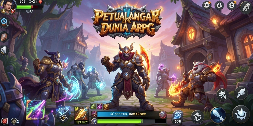Screenshot gameplay ARPG yang menarik dan dinamis.
