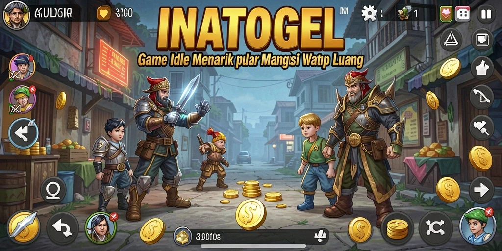 Tampilan gameplay INATOGEL yang santai dan menyenangkan.