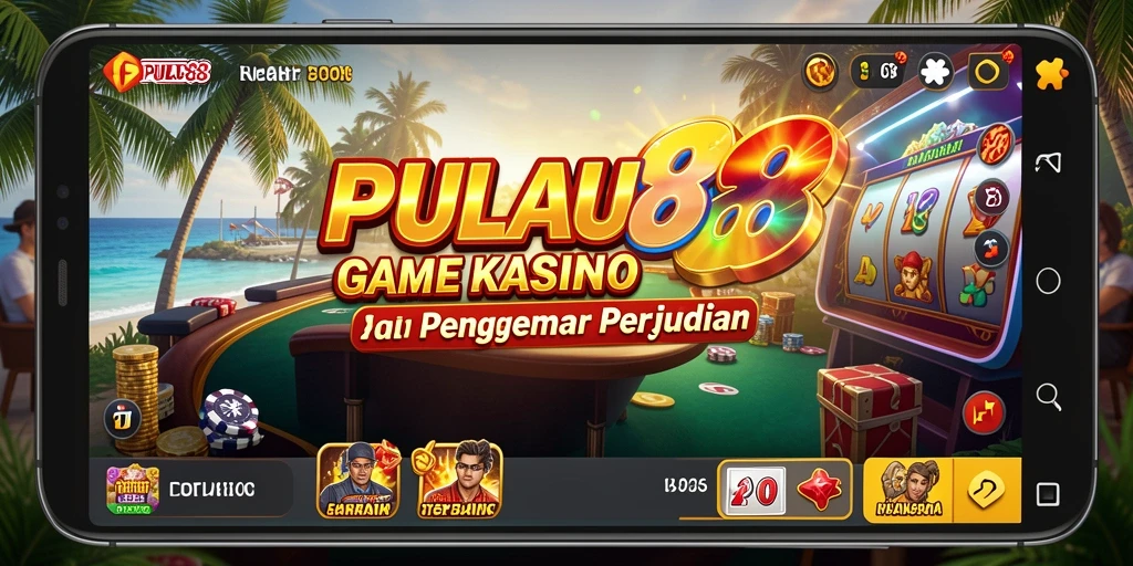 Screenshot gameplay PULAU88 menampilkan suasana kasino yang seru.
