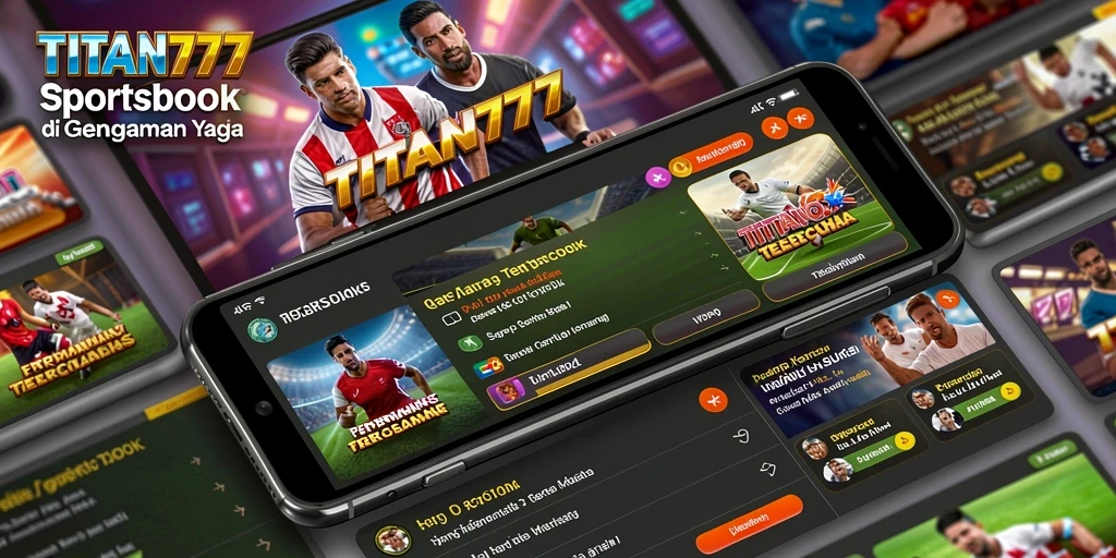 Screenshot menunjukkan antarmuka taruhan Sportsbook yang menarik.