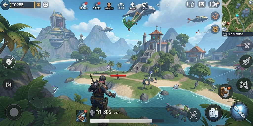 Tampilan gameplay TO288 yang menakjubkan dalam dunia Open World.