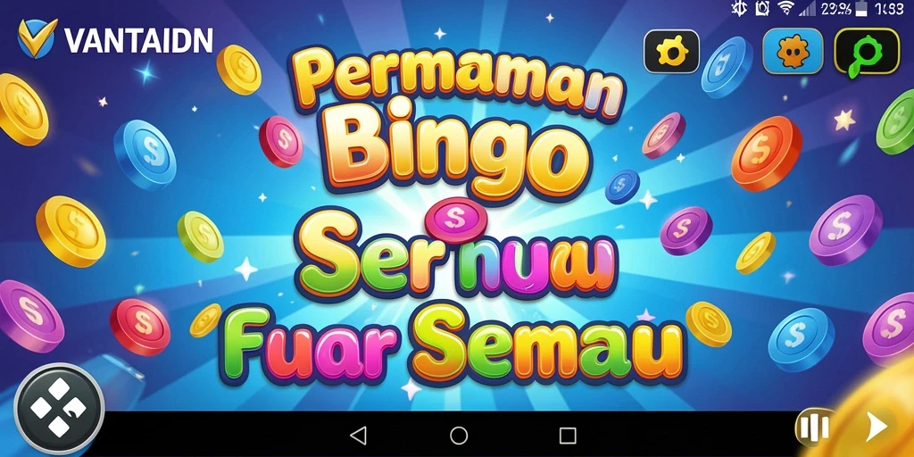 Screenshot permainan Bingo VANTAIDN yang menarik dan seru.