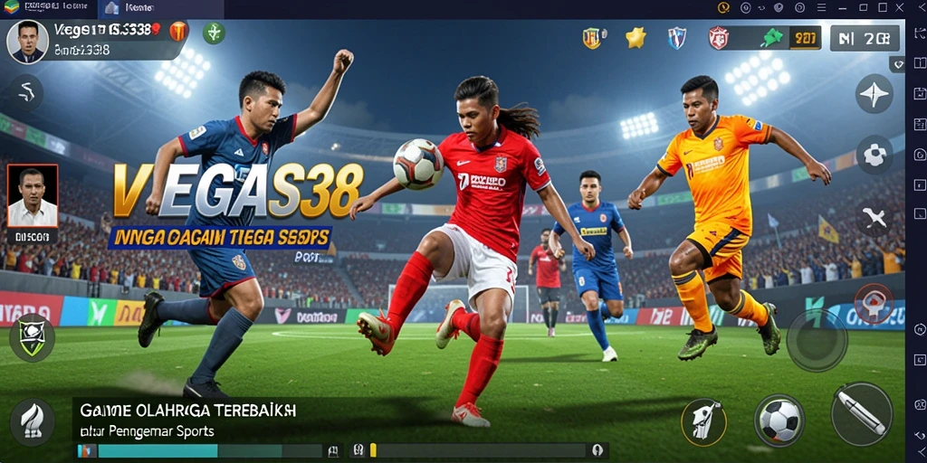 Tampilan gameplay <strong>VEGAS338</strong> yang mendebarkan di lapangan olahraga.