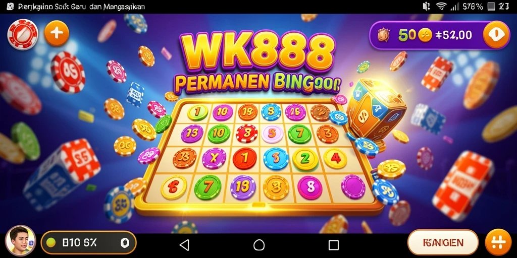 Tampilan gameplay WK888 yang seru dan interaktif dalam permainan Bingo.